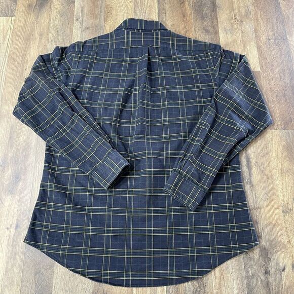 Ralph Lauren Shirt‎ Mens Large Blue Yellow Plaid Button Up Long Sleeve Casual - Picture 2 of 10
